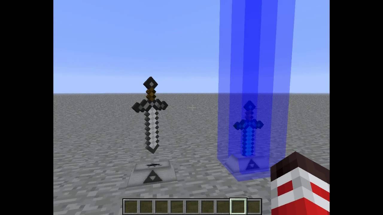 MINECRAFT COM MODSPedestal do zelda!!!Sword pedestals Mod YouTube