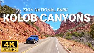 The Other Zion: Stunning Kolob Canyons in Zion National Park, Utah - 4K