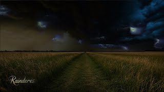 Storm Clouds Gathering Over Farmland | Dark Skies & Distant Thunder