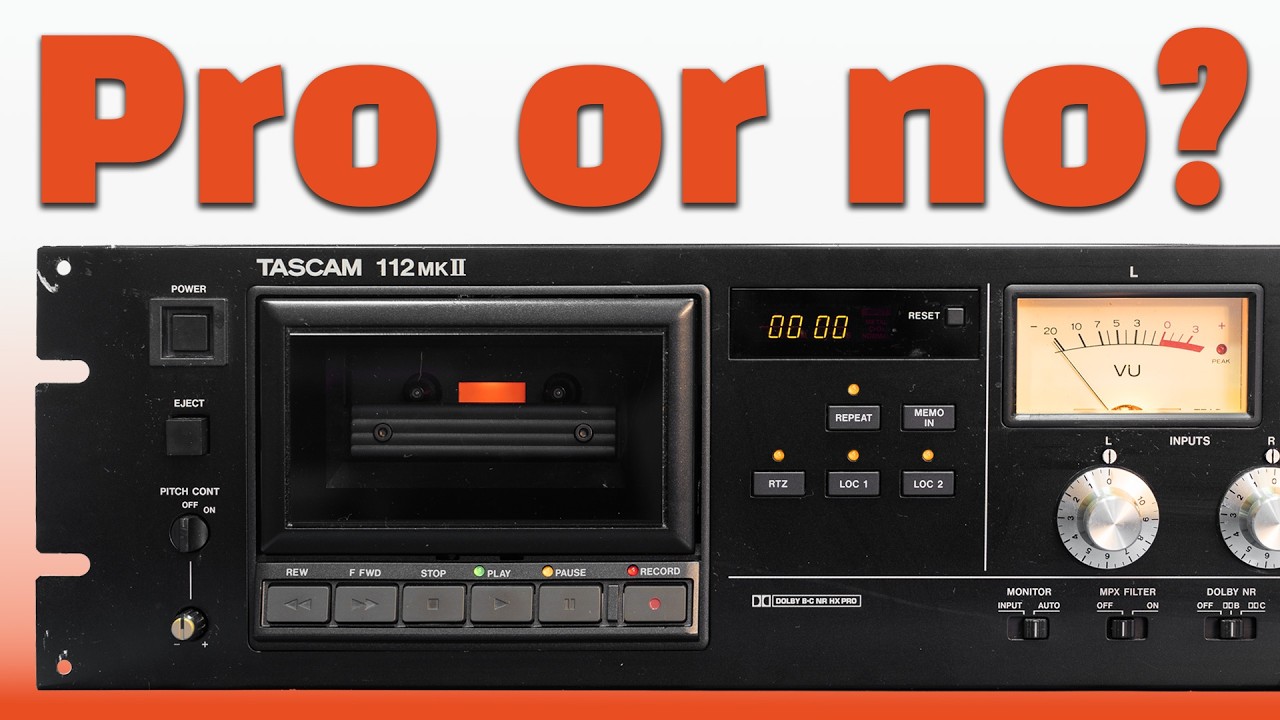Cassettes really sing with the Tascam 112 Mk II - YouTube