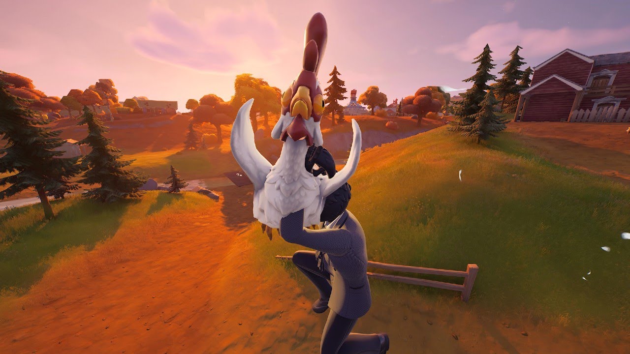 Fly 20 meters with a chicken (easiest method and location) - Fortnite