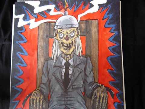 Tales From The Crypt Cryptkeeper In Electric Chair Artwork Youtube