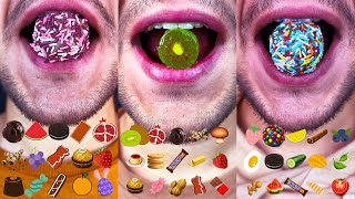ASMR Emoji Mukbang Compilation | Soft Crunch & Sleepy Vibes
