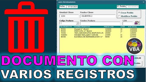 Eliminar Documento Con Varios Registros ListBox VBA