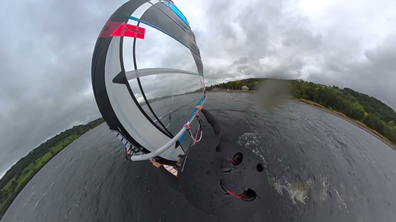 A short clip of Windsurfing at Bala October 2021 YouTube
