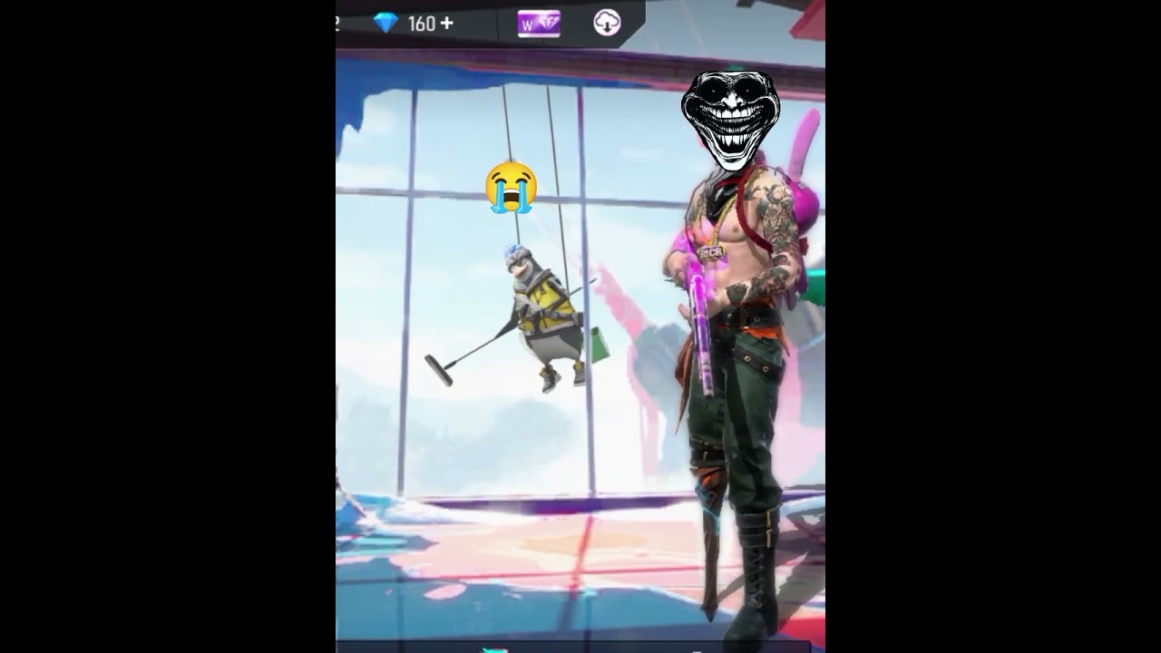 Free fire sat video game on 🤣🤣🤣🤣