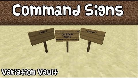 Minecraft Bukkit Plugin - Command Signs - Make Any block run commands!