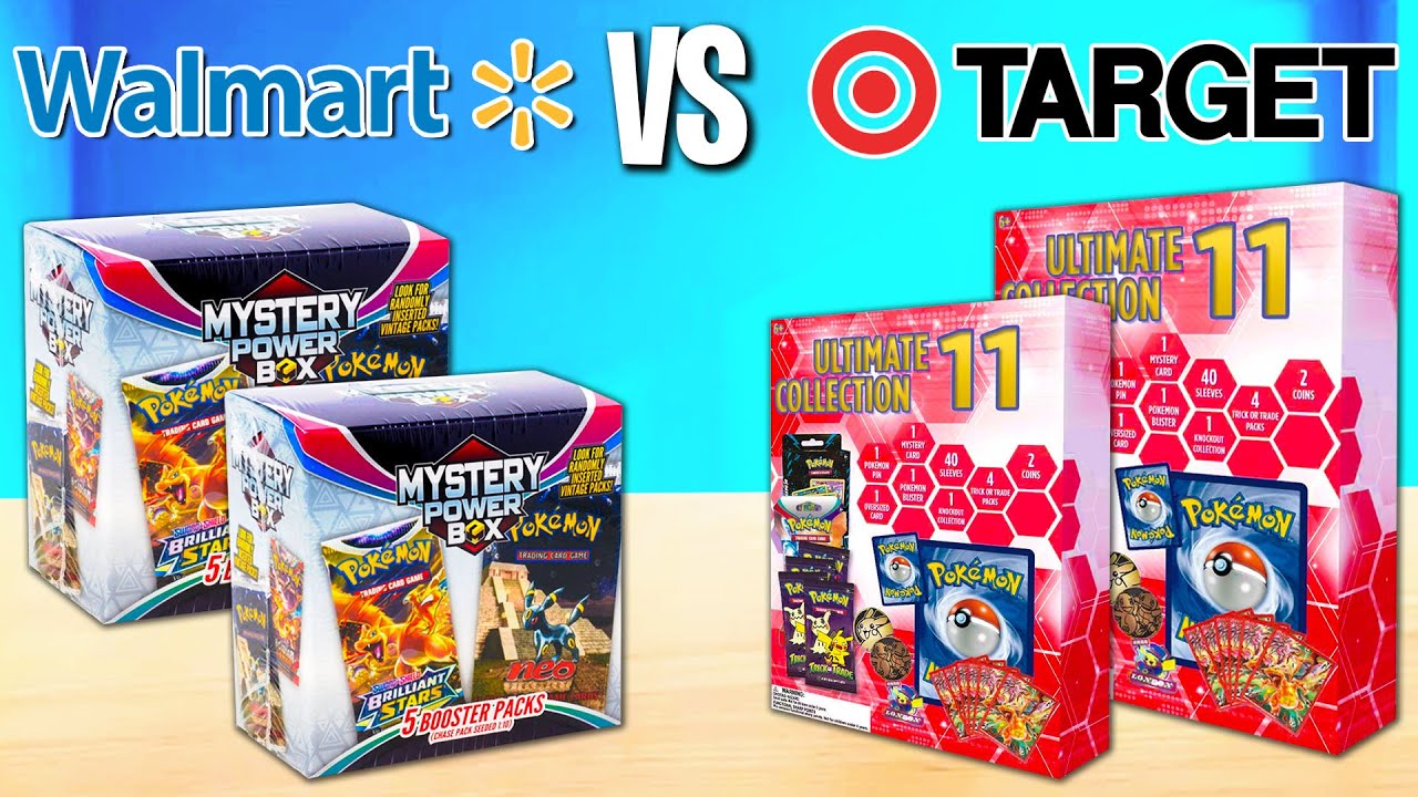 Walmart против Target Pokémon Mystery Packs (КТО ПОБЕДИТ?)