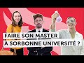 Pourquoi faire son master  sorbonne universit 