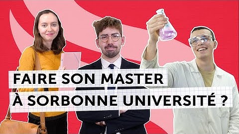 Pourquoi faire son master à Sorbonne Université ?