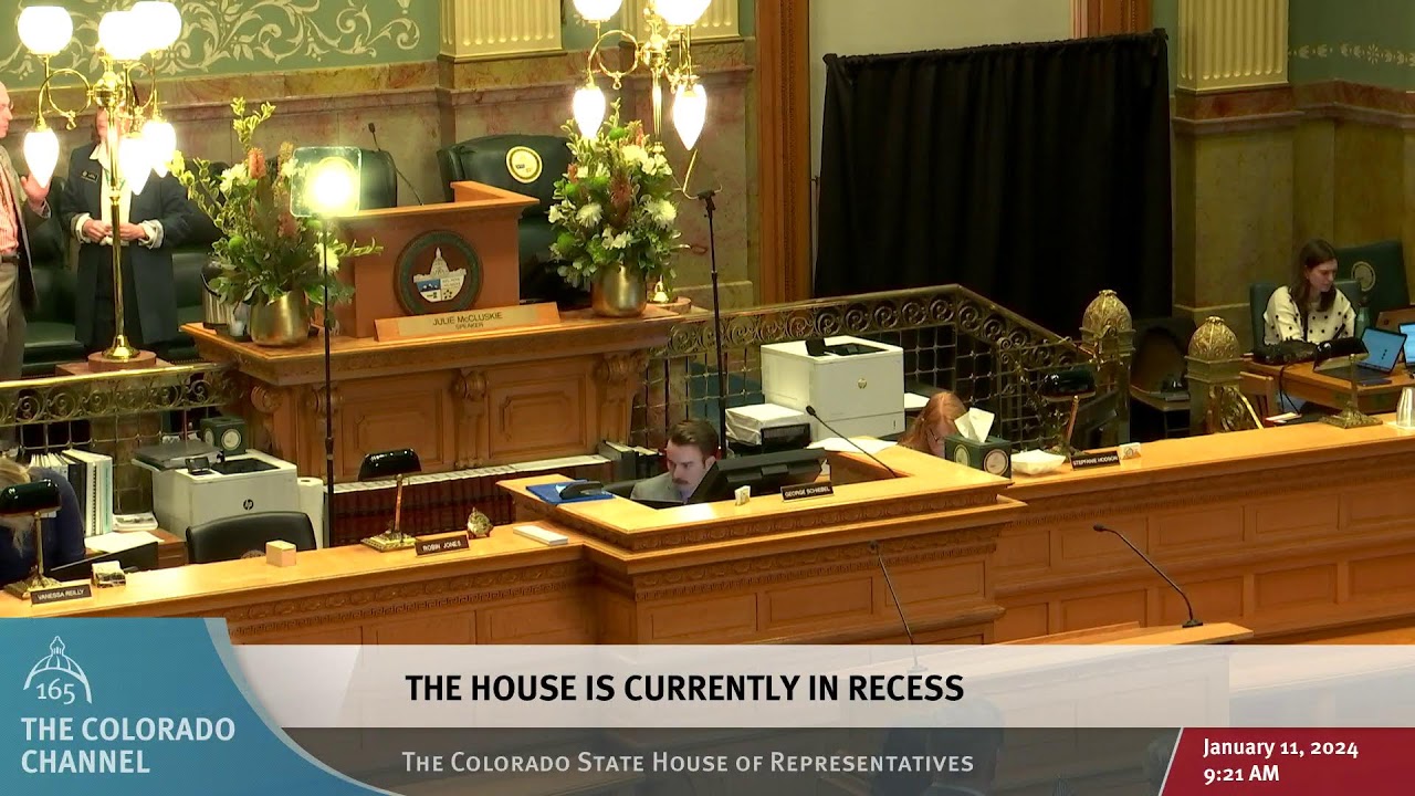 Colorado House 2024 Legislative Day 002 YouTube