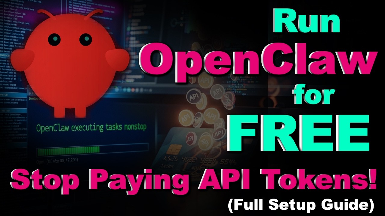 Используйте OpenClaw БЕСПЛАТНО — прекратите платить за API-токены! (Полное руководство по настрой...