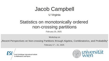 Jacob Campbell - Statistics on monotonically ordered non-crossing partitions