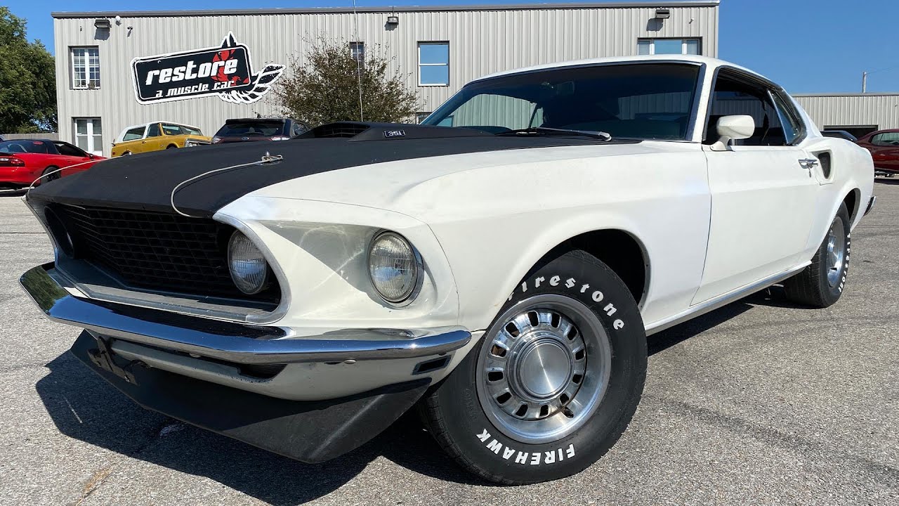 1969 Mustang Mach 1, 351ci - Auto, PS, PB, AC Stock 