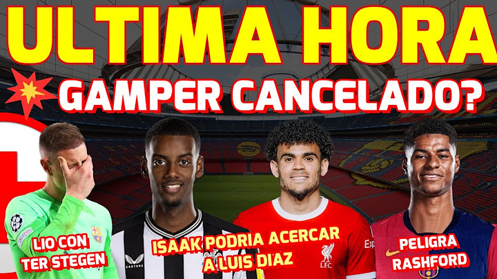 🔴BOMBAZO "EL GAMPER CANCELADO EN EL CAMP NOU" 🔥ISAAK LA LLAVE LUIS DIAZ 🤑PELIGRO RASFORD