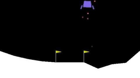 Open AI Gym Lunar lander