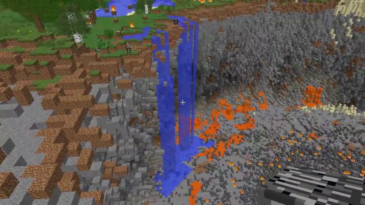 Minecraft - Blowing Up An Entire NPC Village With Meteors