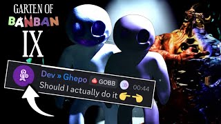 New Official TEASER MESSAGES for GARTEN OF BANBAN 9 From the DEVELOPERS | Analysis