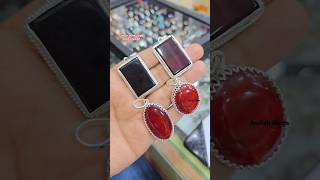 Yemani Aqeeq Silver Locket Big Size Testing In Flashlight By Andish Gems Hyderabad telangana #aqeeq