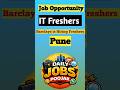 Job Opportunity for Freshers in Pune #jobs #shorts #pune #freshers #trending
