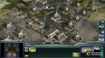 C&C GENERALS ZERO HOUR USA  LAZER VS 5 HARD ARMY RANK MAP