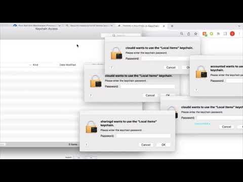 How to fix or remove Keychain password Error pop ups ON Mac | Youtube Video