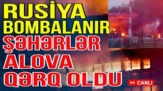 TƏCİLİ! Rusiya şəhərləri BOMBALANIR - Ölkəni yanğınlar bürüdü - Gündəm Masada - Media Turk TV