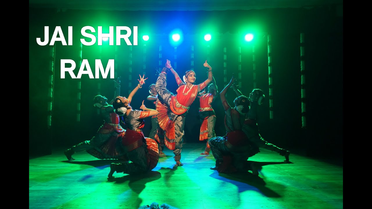 JAI SHRI RAM (HINDI) II ADI PURUSH II Dance cover II Sri Rama Nataka Niketan II Bharatanatyam Dance