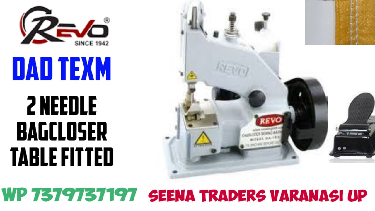 REVO Bag Closer Sewing Machine with Oil System DA | Toolz4Industry