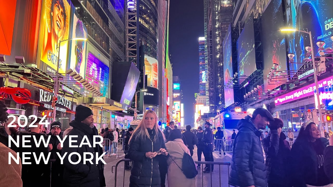 New York City LIVE Times Square New Years Eve 2024 2024 New Year