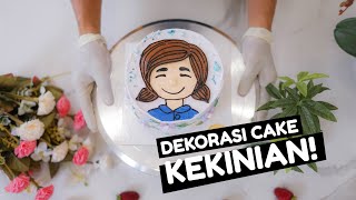 VIral Cake Korea !! Dekorasi Cake Ala Korea ???