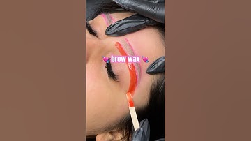 Brow wax & shape 💘 #brows #browwax #browshaping
