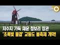 저수지 가득 채운 청보리 장관... '초록빛 물결' 교동도 봄축제 개막!