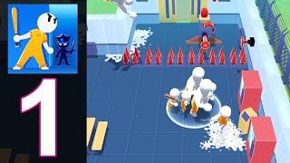 Prison Escape 3D - Stickman Prison Break - Gameplay Walkthrough Part 1 (iOS,Android) screenshot 3