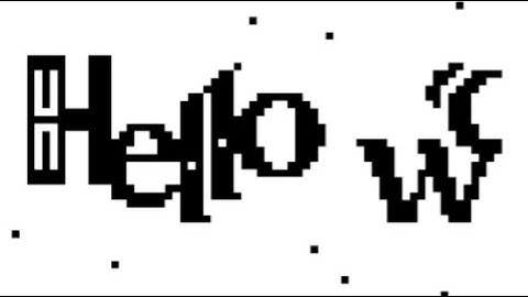ZX81 16K: "Hello World" Demo (2012)
