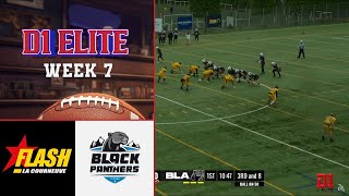 Highlights D1 Elite 2024  - Week 7  : Flash de La Courneuve VS Black Panthers de Thonon