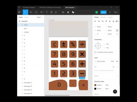 Figma Design - Calculator