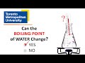 Quiz on the Saturation Temperature of Water