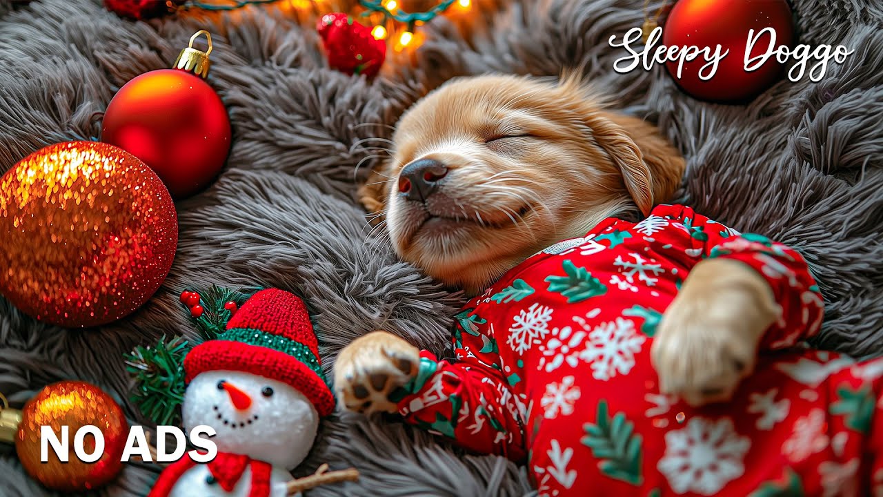12 ЧАСОВ Музыки для Успокоения Собак 🐶🎅 От Тревоги при Разлуке 🎄 Глубокий Сон 💖 Без Рекламы