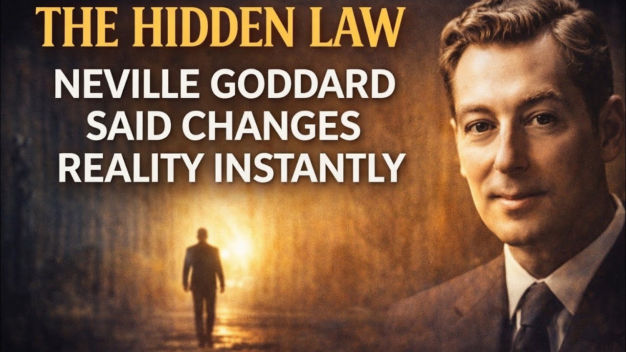 The Hidden Law Neville Goddard Said Changes Reality Instantly | Neville Goddard