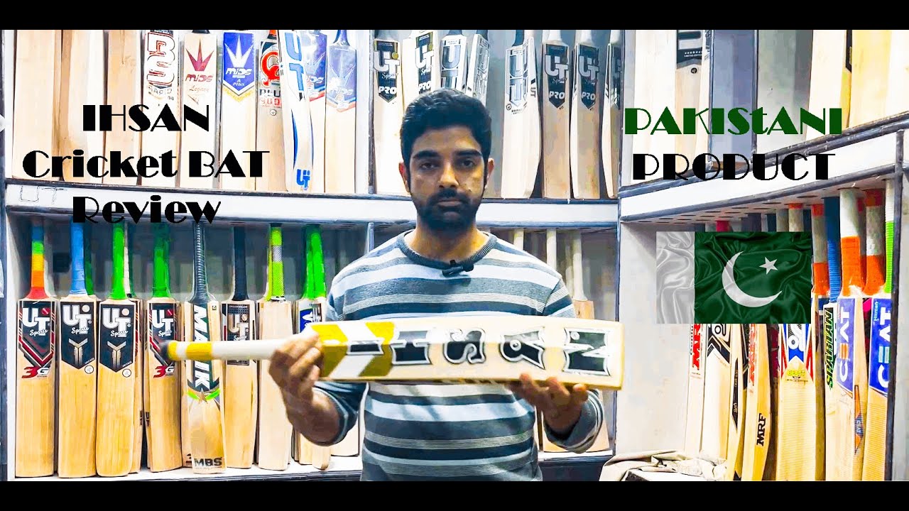 Pakistani Bat IHSAN CRICKET BAT REVIEW (PAKISTAN) - YouTube