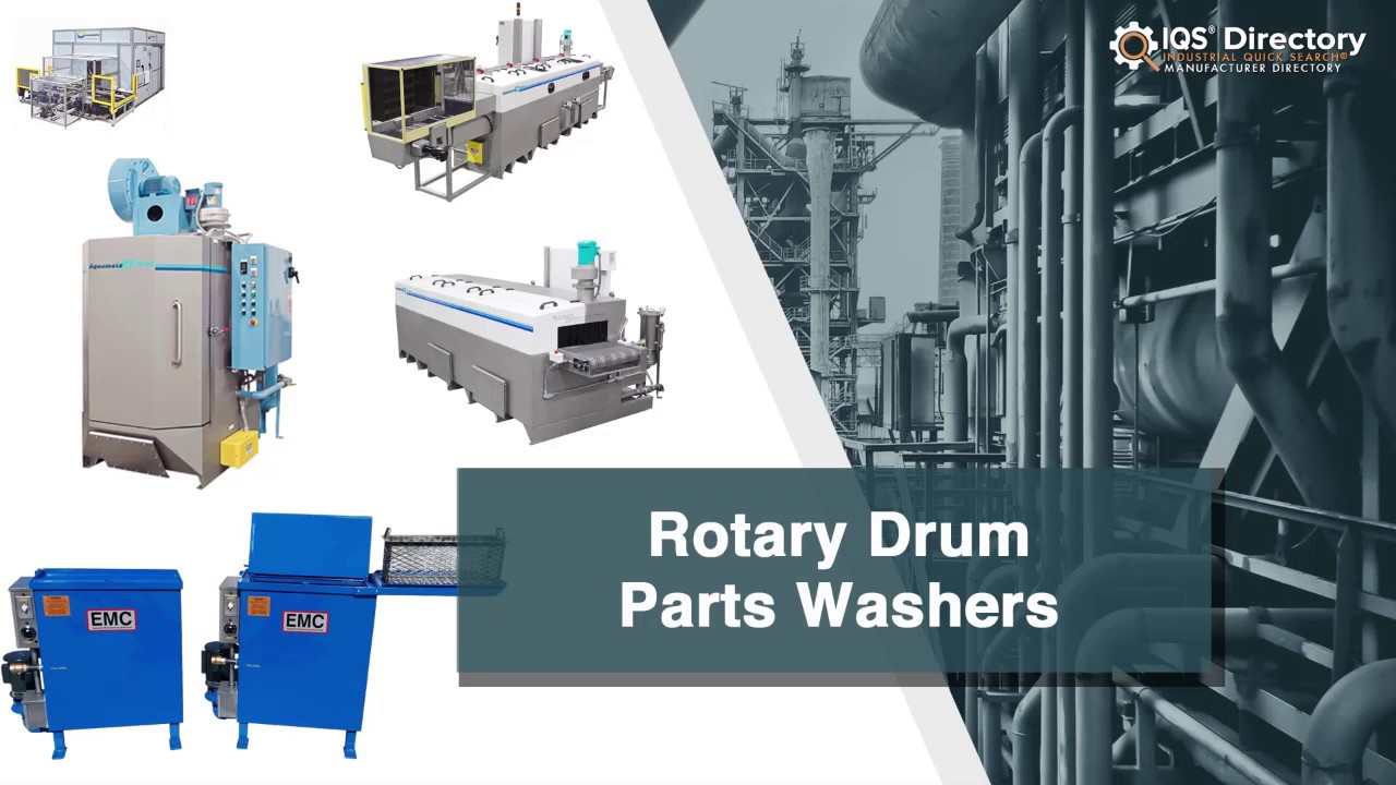 Rotary Drum Parts Washer Manufacturers, Suppliers, and Industry