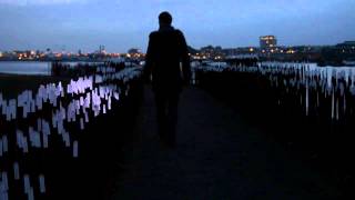 Dune 4 2 by Roosegaarde - interactive landscape at the Maas river, Rotterdam