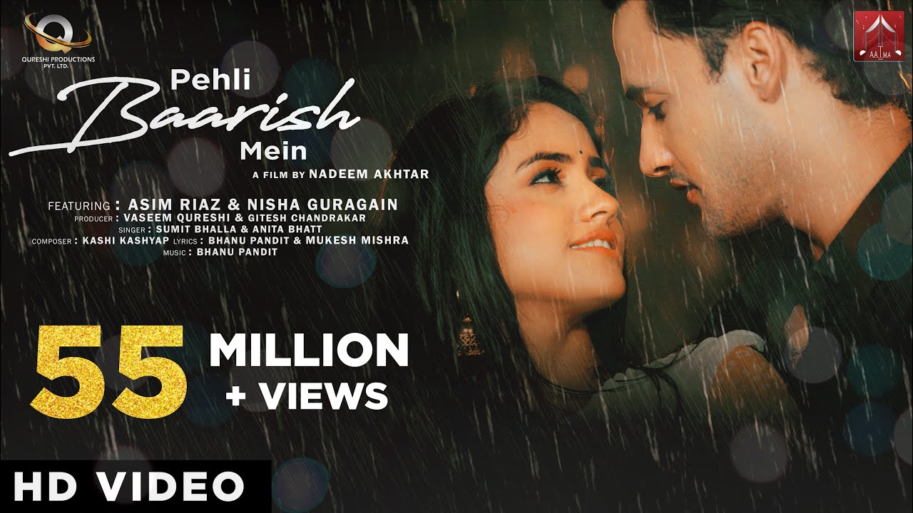 Pehli Baarish Mein Official Video l Asim R  Nisha G l Sumit B l Anita BIBhanu P Mukesh MIKashi K