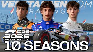 I added VERSTAPPEN RACING to F1 26 MyTeam and SIMULATED 10 SEASONS!!