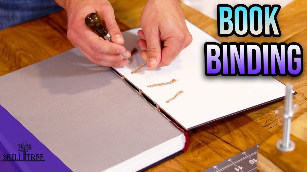 Book Binding DIY Making a book from scratch! YouTube