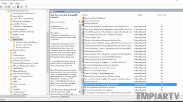 How to Hide Drives using Group Policy - Windows Server 2016