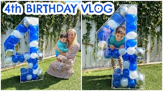 JACKSON IS 4!  BIRTHDAY VLOG  DAY IN THE LIFE & GIFTS  |  Emily Norris