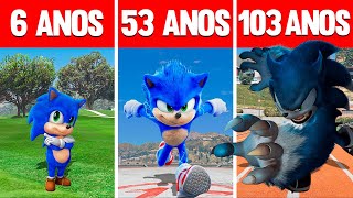 SOBREVIVENDO 103 ANOS COMO SONIC NO GTA 5