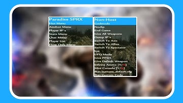 MOD MENU WORLD AT WAR - PARADISE - [HEN/CFW] [FREE]